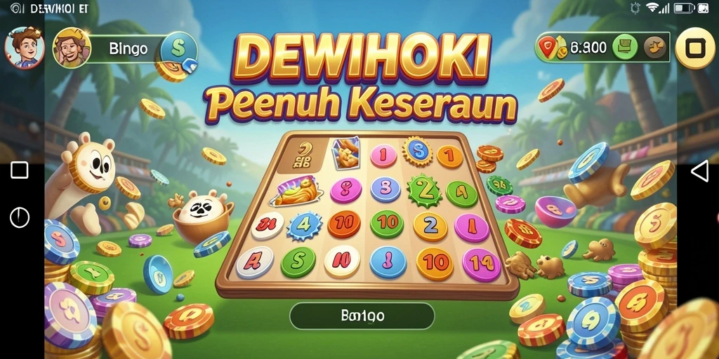 Gambaran gameplay seru dari permainan Bingo DEWIHOKI.