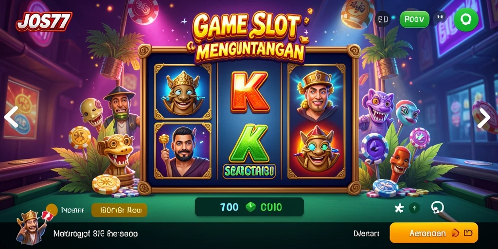 Tampilan seru gameplay slot di JOS77 dengan grafis memukau.