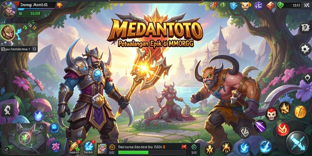 Tampilan utama gameplay MEDANTOTO yang menampilkan petualangan seru.