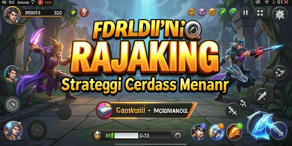 Gameplay RAJAKING yang menegangkan dan strategis.